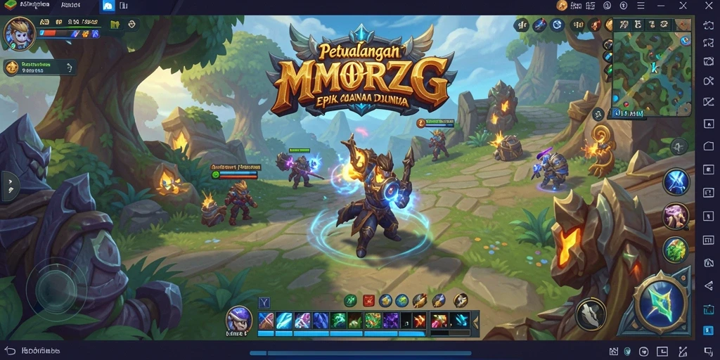 Tampilan gameplay menarik di <strong>ASD123</strong> dengan aksi seru dalam petualangan MMORPG.