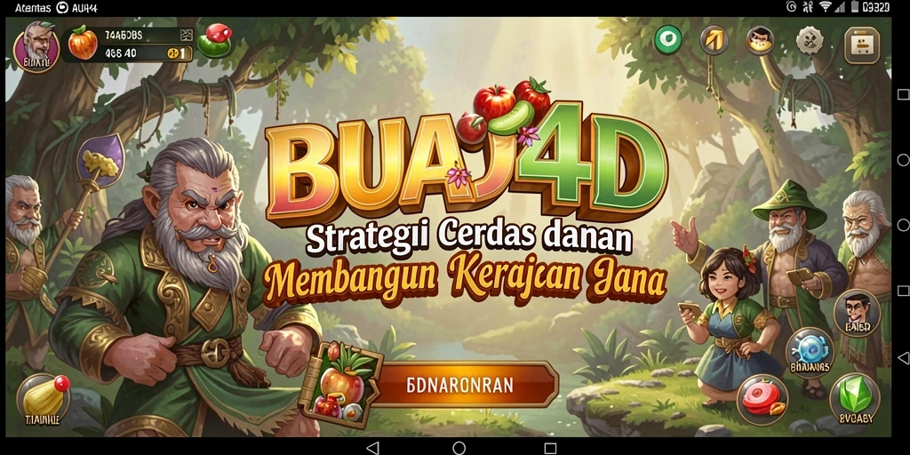 Tampilan gameplay BUAH4D yang penuh strategi dan aksi.