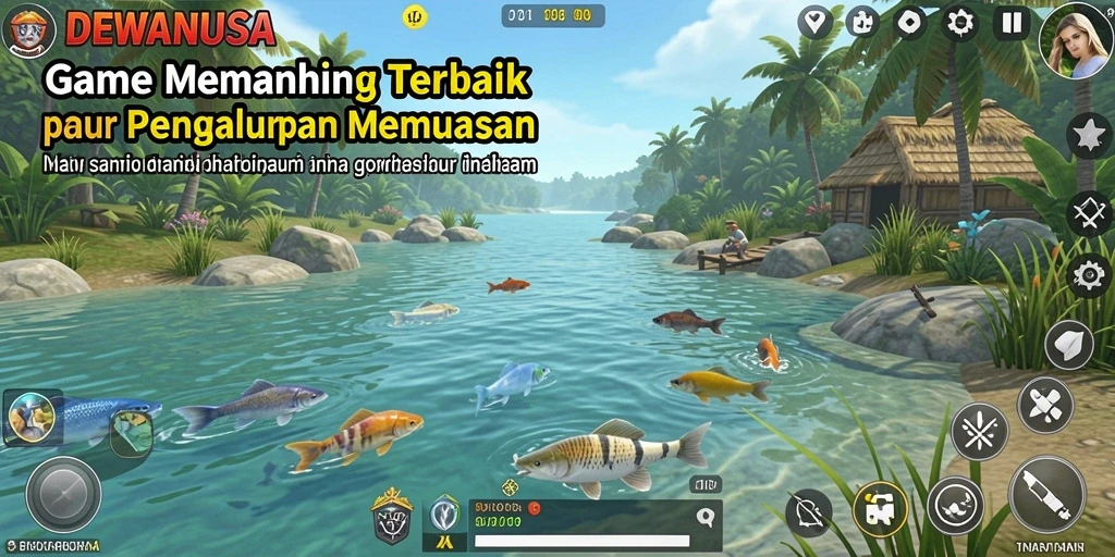 Tangkap ikan besar dengan grafis memukau di DEWANUSA.
