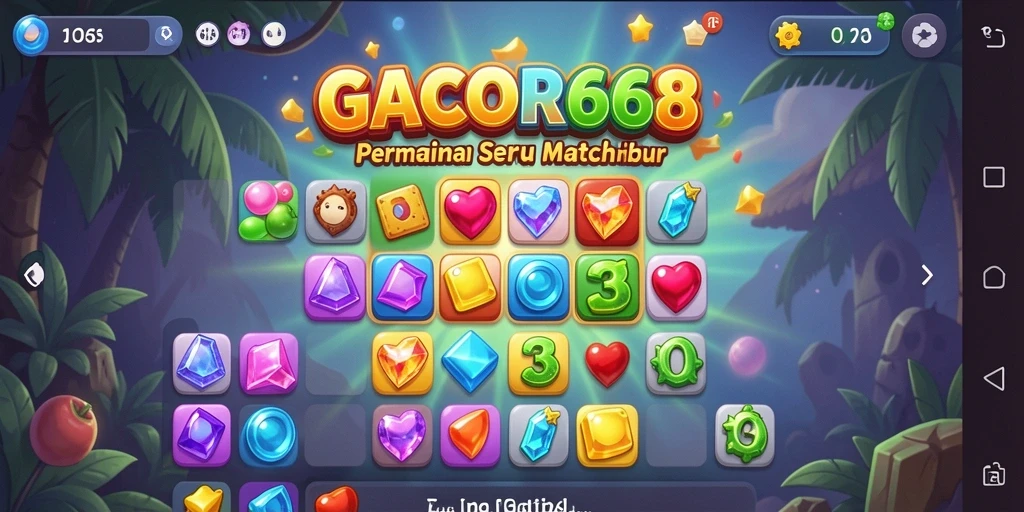 Gameplay menarik GACOR668 di level Match-3.
