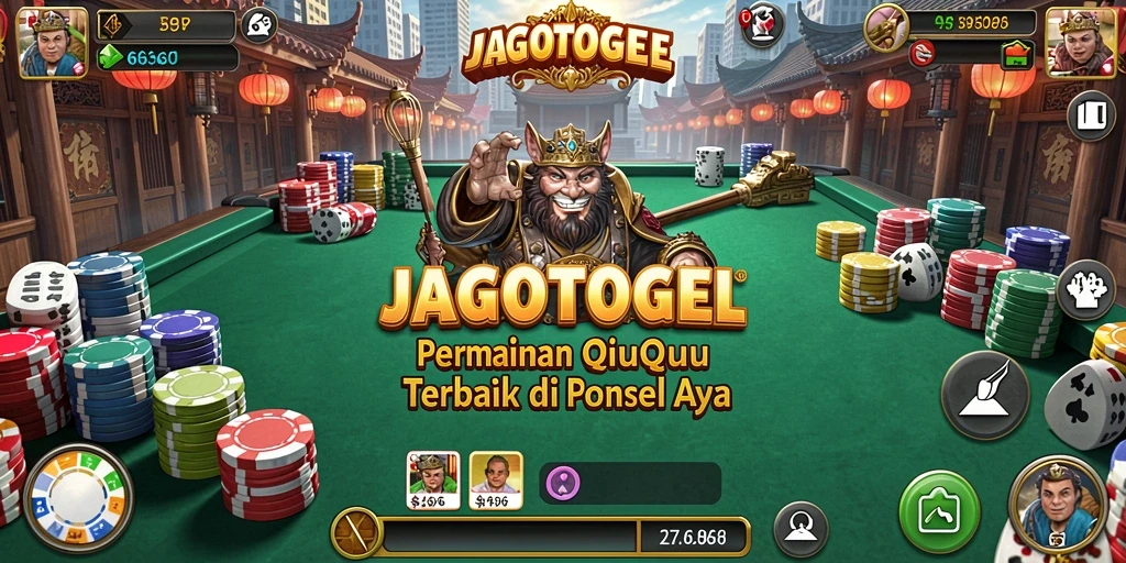Screenshot gameplay JAGOTOGEL menampilkan keseruan bermain QiuQiu.