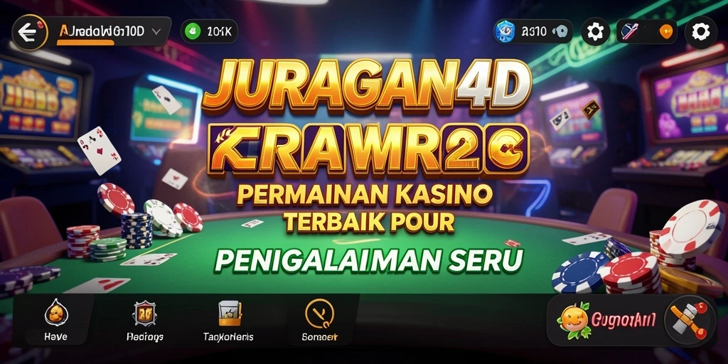 Tampilan gameplay JURAGAN4D yang memukau dengan dealer profesional.