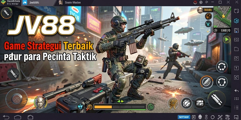 Tampilan gameplay JV88 yang mendebarkan dan penuh strategi.
