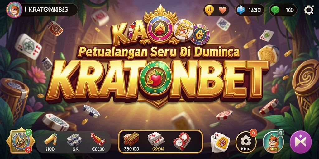 Gameplay seru KRATONBET yang menampilkan pertandingan Domino.