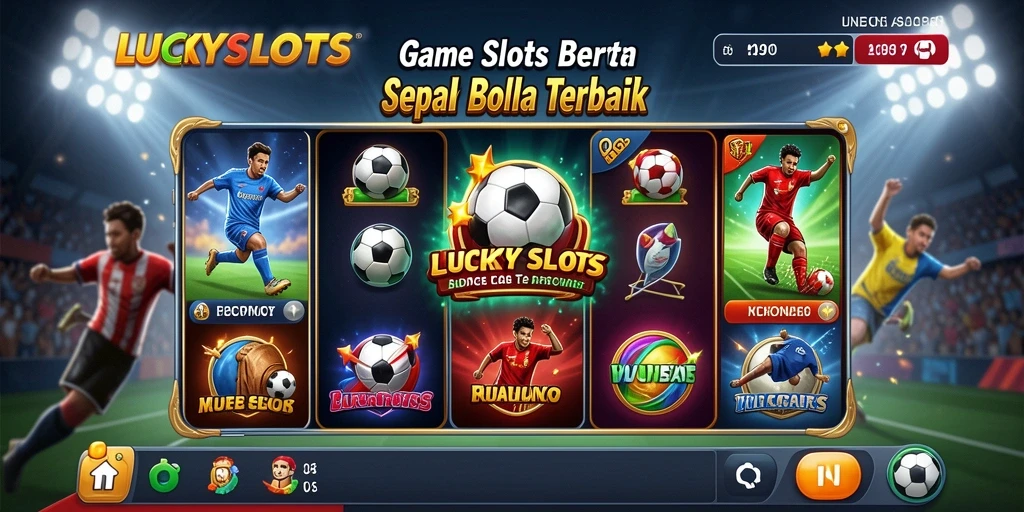 Gameplay menarik dengan tema sepak bola yang menggembirakan.