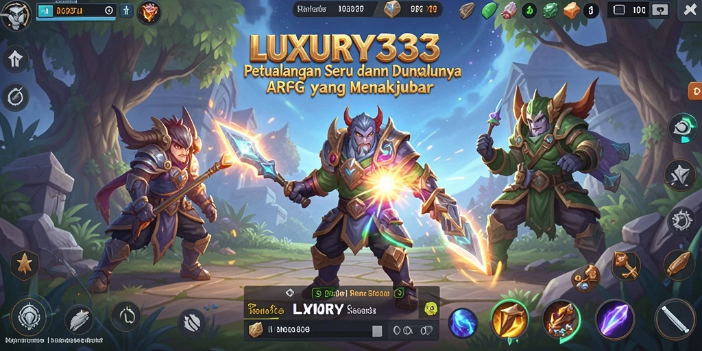Tangkapan layar yang menampilkan pertarungan epik dalam LUXURY333.