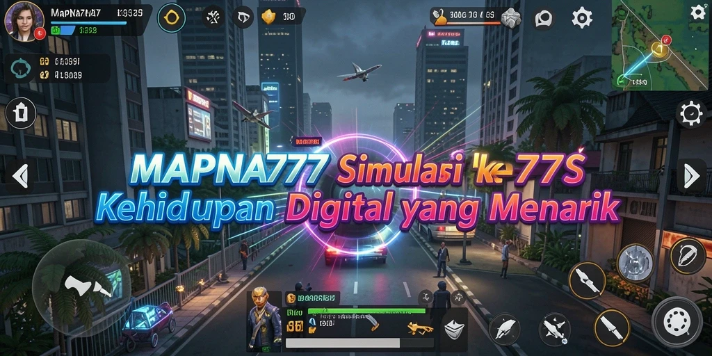 Screenshot gameplay MAPNA777 yang menunjukkan interaksi dalam simulasi.