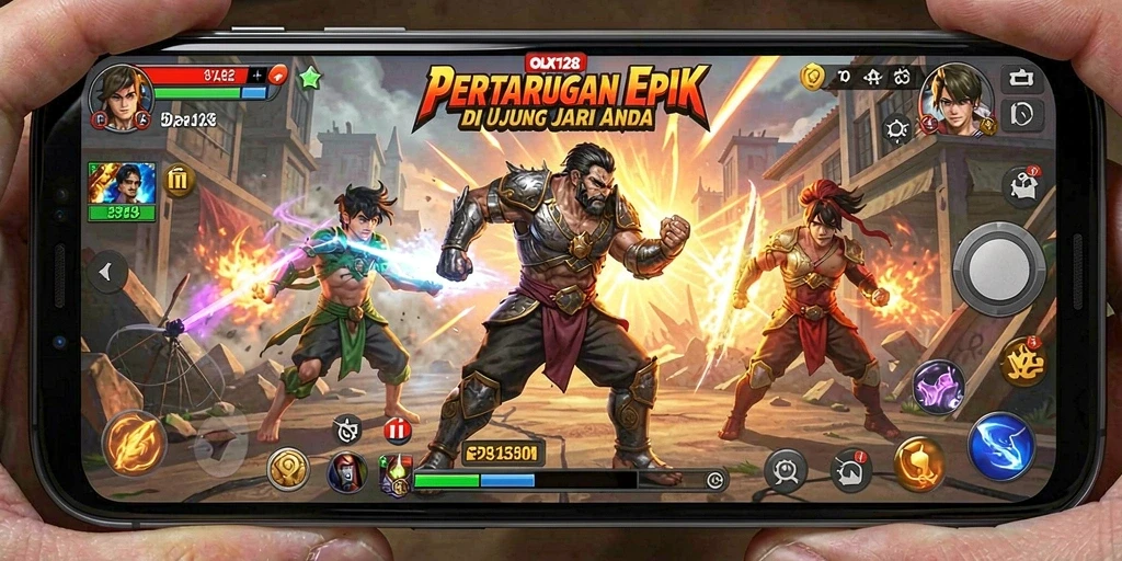 Tampilan gameplay OLX128 yang menegangkan dan seru.