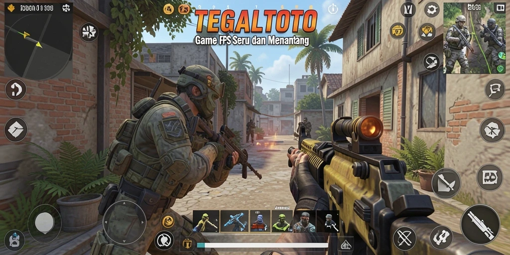 Screenshot menunjukkan aksi intens gameplay TEGALTOTO dengan grafis menakjubkan.