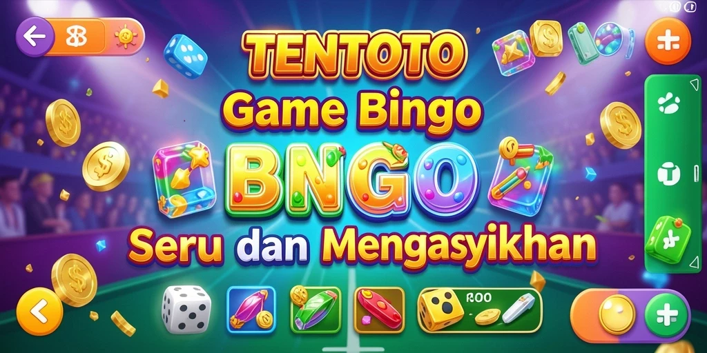 Screenshot TENTOTO menampilkan momen seru dalam permainan Bingo.