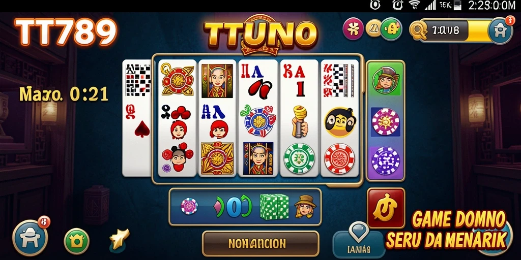 Tampilan gameplay menarik dari game Domino TT789